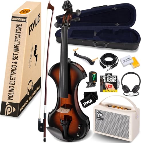 DESIGN SOLIDO IN ACERO EUROPEO: questo violino elettrico presenta un top, fondo e fasce in massello di acero europeo, con una forma elegante e una finitura sunburst. Anche il violino è interamente realizzato in legno di tiglio con impiallacciatura di acero, che gli conferisce un aspetto più liscio