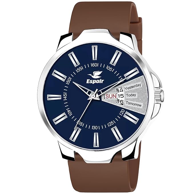 Espoir Day and Date Smart Watch Strap Silicone Mens Watch - Silicone infidex (B0D1N54NPL) Amazon Price History, Amazon Price Tracker