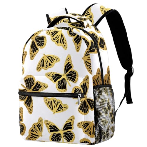 Sac à dos de voyage décontracté motif papillon pour les sorties