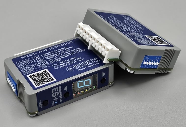 Northstar NP2 ES+ Plug-in Loop Vehicle Detector - Single Channel - Dual Output 10-30V DC - Compatible with Todays Gate Operators