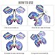 UGBO Flying Butterfly Spielzeug Fliegende Schmetterlinge Magische Aufziehbare Schmetterlinge Gummiband Powered Schmetterling Karte Toy Überraschung Geburtstag Hochzeit Deko 30PCS