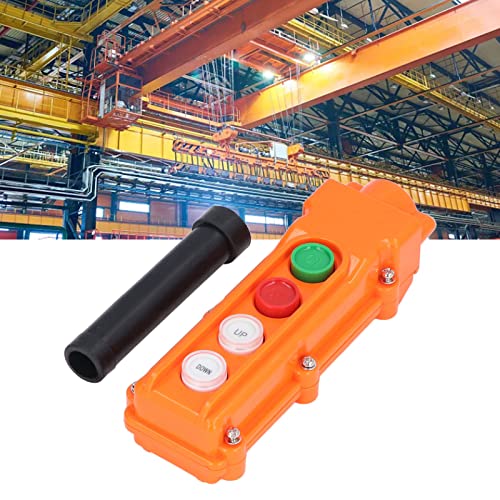 Miniatura 2 de COB-61A interruptor de botón de empuje de grúa Interruptor de control remoto de alzamiento a prueba de lluvia para grúas puertas traseras de
