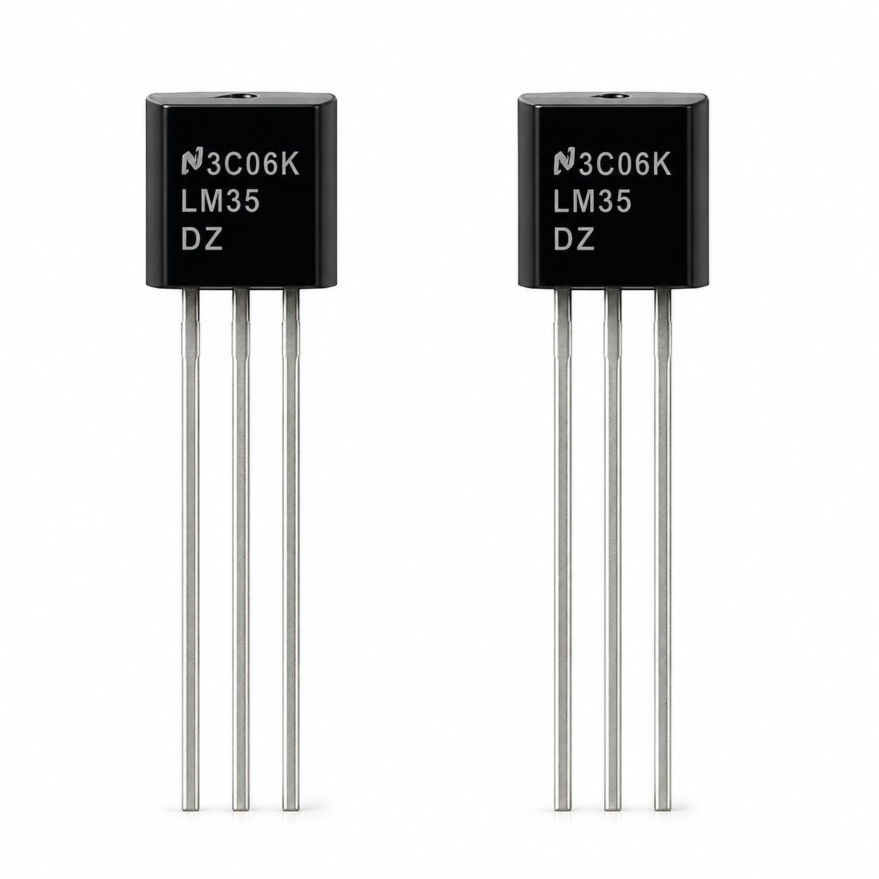 lm35 precision temperature sensor ic | analog temperature sensor to-92 | -55°c to +150°c | compatible with uno, esp32, diy electronics, robotics & iot projects
