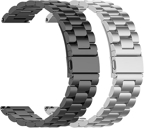 Miniatura 8 de FitTurn Correa de muñeca compatible con GUCABE K22Moowhsh HM09TAOPON NX3ZYCZWL reloj inteligente militar para hombres, correas de reloj de metal de