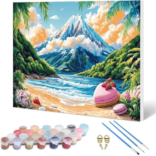 Paint by Numbers R G 80X60cm, l h DIYG fW^G C io[yCg S҂Ƒl - KpΏ CeA Ǐ z[fR[V -hjw2501063