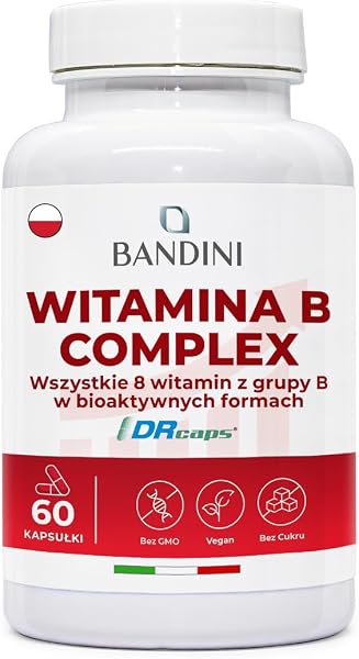 Bandini Wysokodawkowy kompleks witamin z grupy B 60 kapsułek