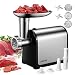 AICOK Electric Meat Grinder, 3-IN-1 Meat Mincer & Sausage Stuffer, 【2000W Max】Food Grinder with Sausage & Kubbe Kits, 2 Grinding Plates, Stainless Steel, Home Kitchen & Commercial Use, FDA certified