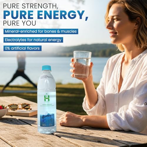 Image of Hydrate Alkaline Water | Pack of 24, 500 Ml Each | 8.5 pH Ionized Water with Essential Minerals | Boosts Hydration, Energy & Metabolism | Reduces Acidity & Fatigue | Improves Digestion & Skin Health*