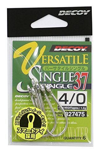 Decoy Single 37 Versatile Lure Hook Size 4/0 (7475)