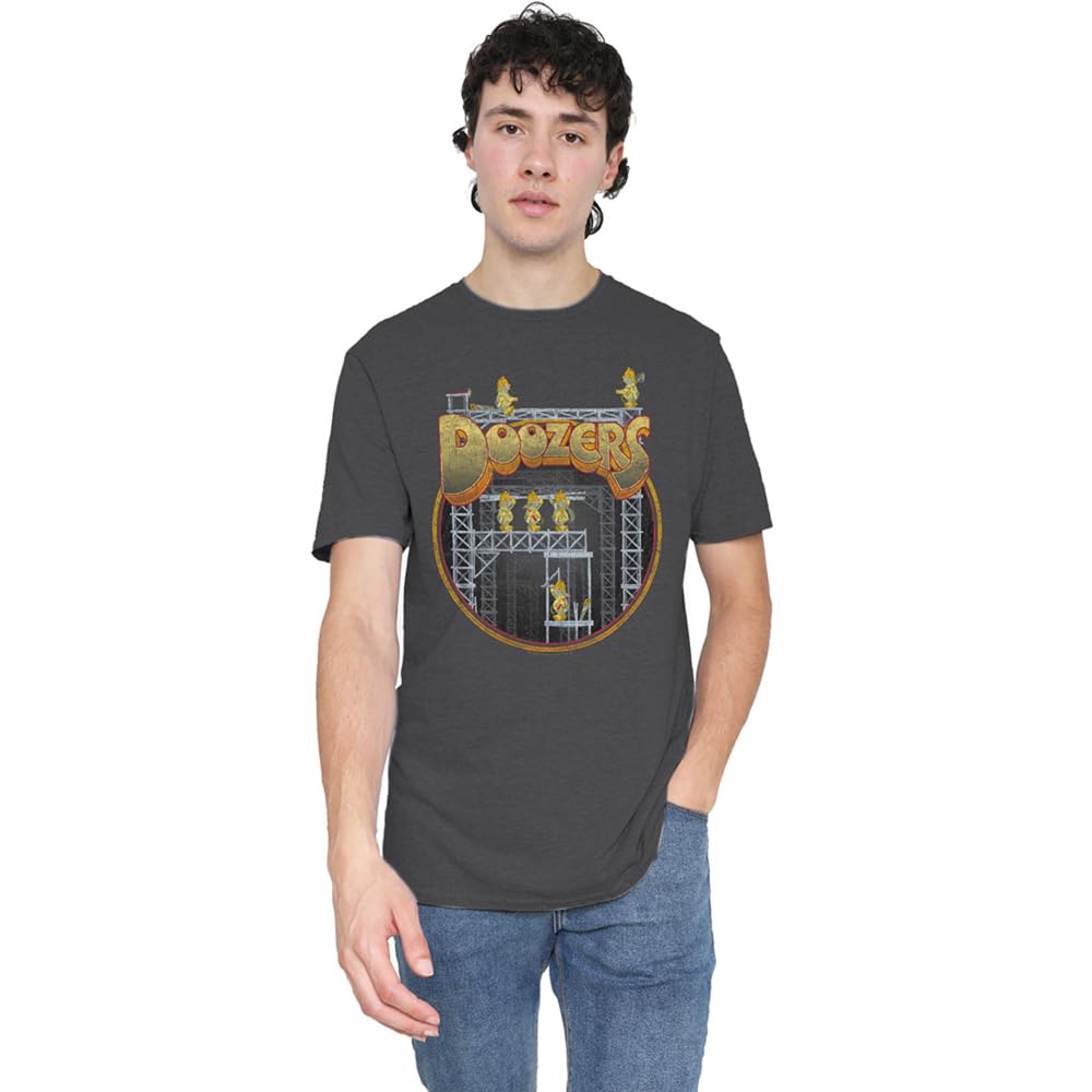 T-shirt Fraggle Rock Doozers anthracite mixte en coton confortable - 7
