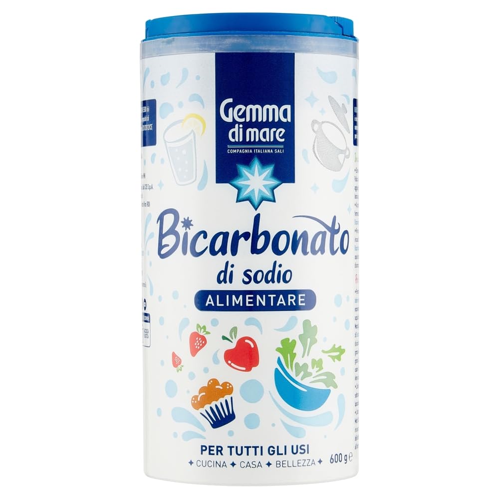 Italian Gourmet Bicarbonato di sodio Alimentare 12 x 600g Backnatron essbar
