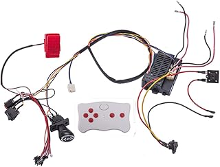 weelye 24 Volt Children Electric Car DIY Modified Wires and Switch Kit,with 2.4G Bluetooth Remote Control Self-Made Baby Electric Car 24V，Children Electric Ride On Car Accessories