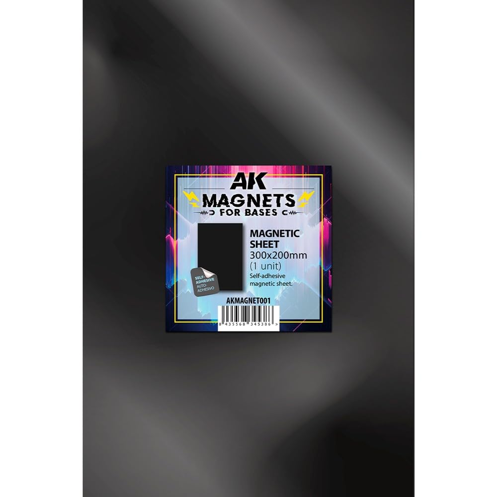 Ak Interactive Ak Magnets For Bases Akmagnet001 Magnetic Sheet 300X200 (1Pcs)