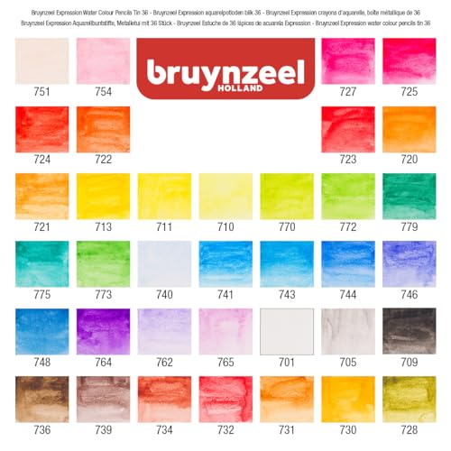 Crayons solubles à l'eau BRUYNZEEL Expression contre les traces de feutre tenaces - 3