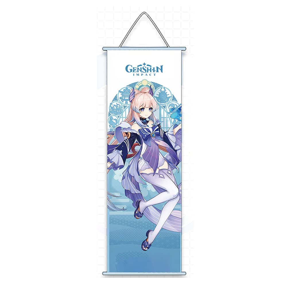Buy Genshin Impact Wall Scroll Genshin Impact Hanging 30"x10" Wall