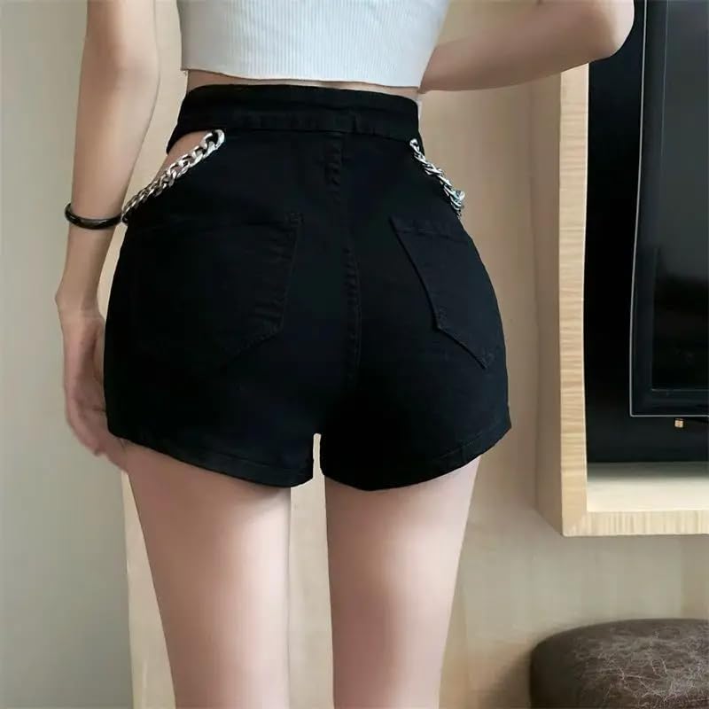 Short Pants Woman Hollow Denim Shorts for Women Summer