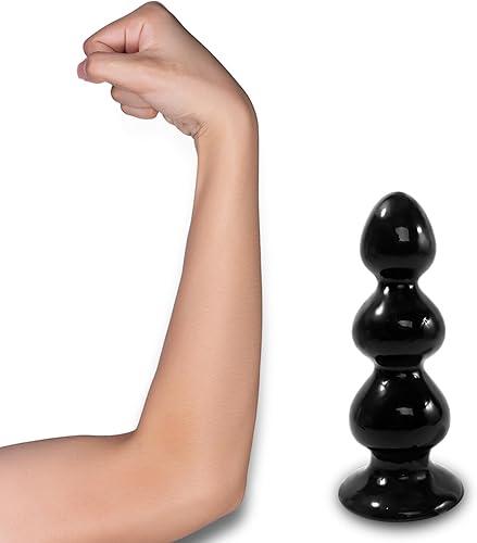 Monster Big Big Anal Beads Flexible Tapered Butt Plugs Anal Trainer Juguete sexual Copa de succión para juegos sexuales principiantes usuarios