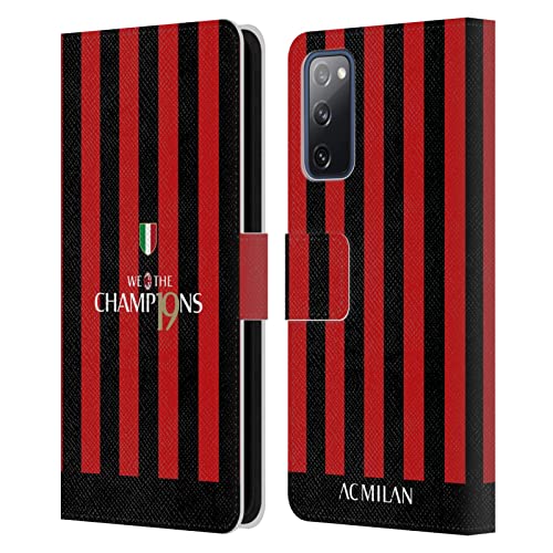 Étui AC Milan Samsung S20 FE coque portefeuille en cuir