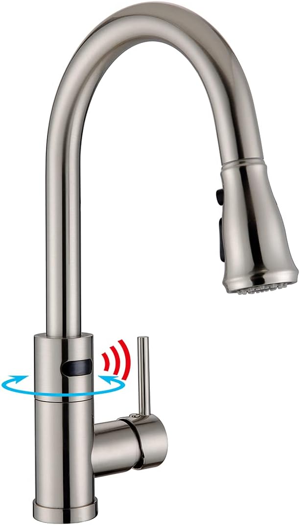 WILLSLAND Touchless Kitchen Faucet, Swivel Motion Sensor Kitchen Faucet