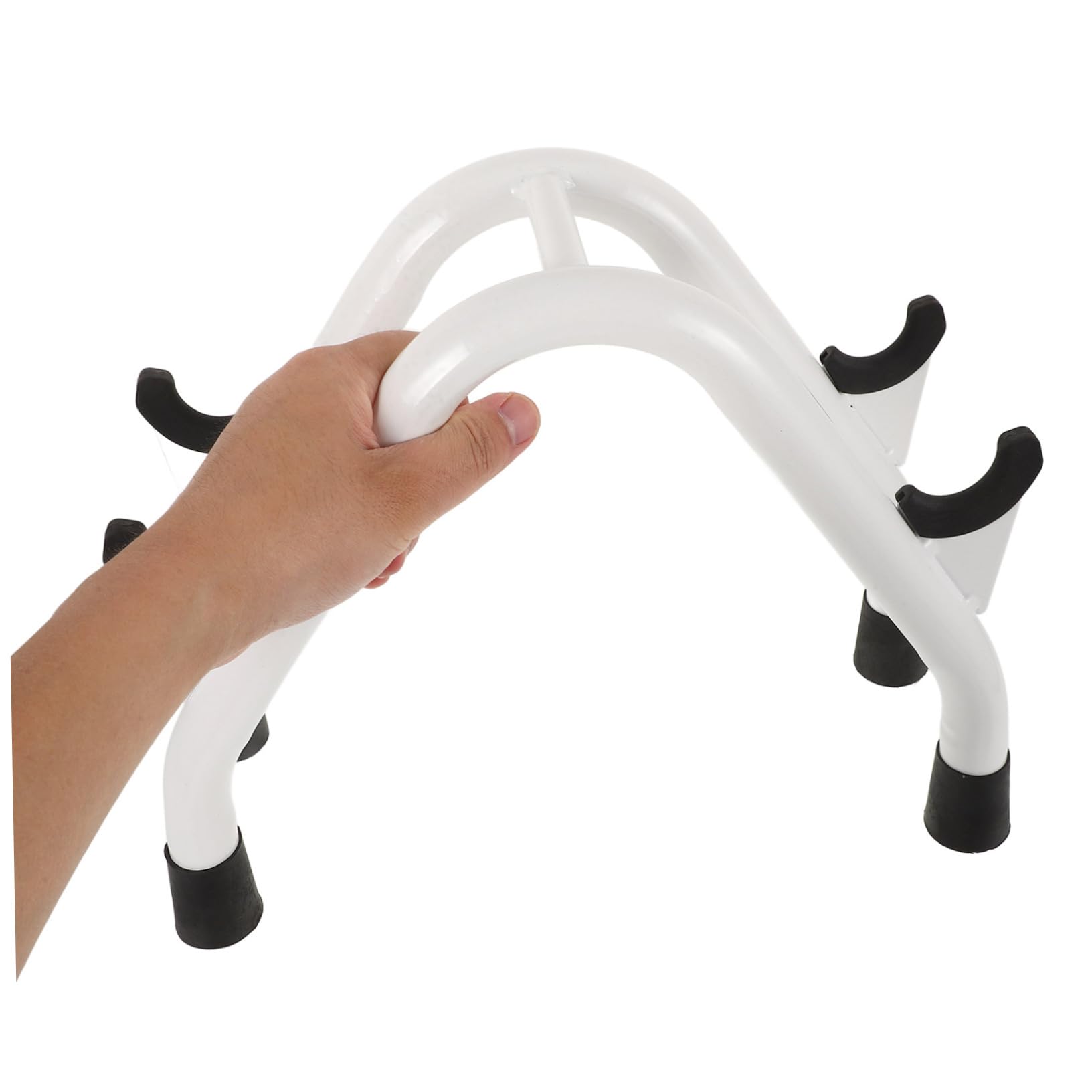 Soporte para Mancuernas de Gimnasio Estante Resistente y Duradero para Pesas Organizador de Mancuernas con Base Estable y Protección para Suelo