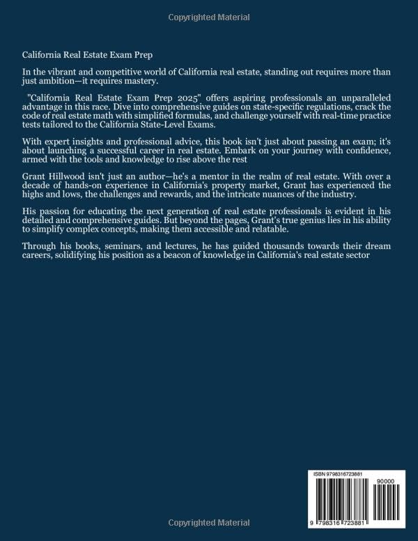 California Real Estate Exam Prep: A Complete Guide to Licensing, California-Specific Rules, Real Estate Math, and Comprehensive Practice Tests with Explanations. - Image 2