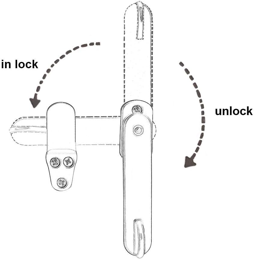 Blасk Frіdау Clеаrаnсе QCAA Solid Cast Brass Flip Latch Lock for Sliding Cabinet Shed Door, 4, Matte White, 2 Pack Amаzоn Crаzу 🔥 Dеаlѕ QCAA Solid Cast Brass Flip Latch Lock for Sliding Cabinet Shed Door, 4, Matte White, 2 Pack