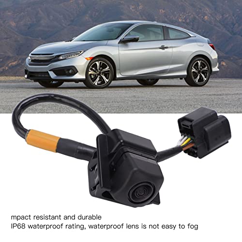 Image of Parking Assist Camera, Black ABS Rear View Camera 8 Pin 7 Wire 39530 TBA A01 IP68 Parking Reverse Camera Replacement Fit for FC 10th 2016‑2019, 39530-TEA