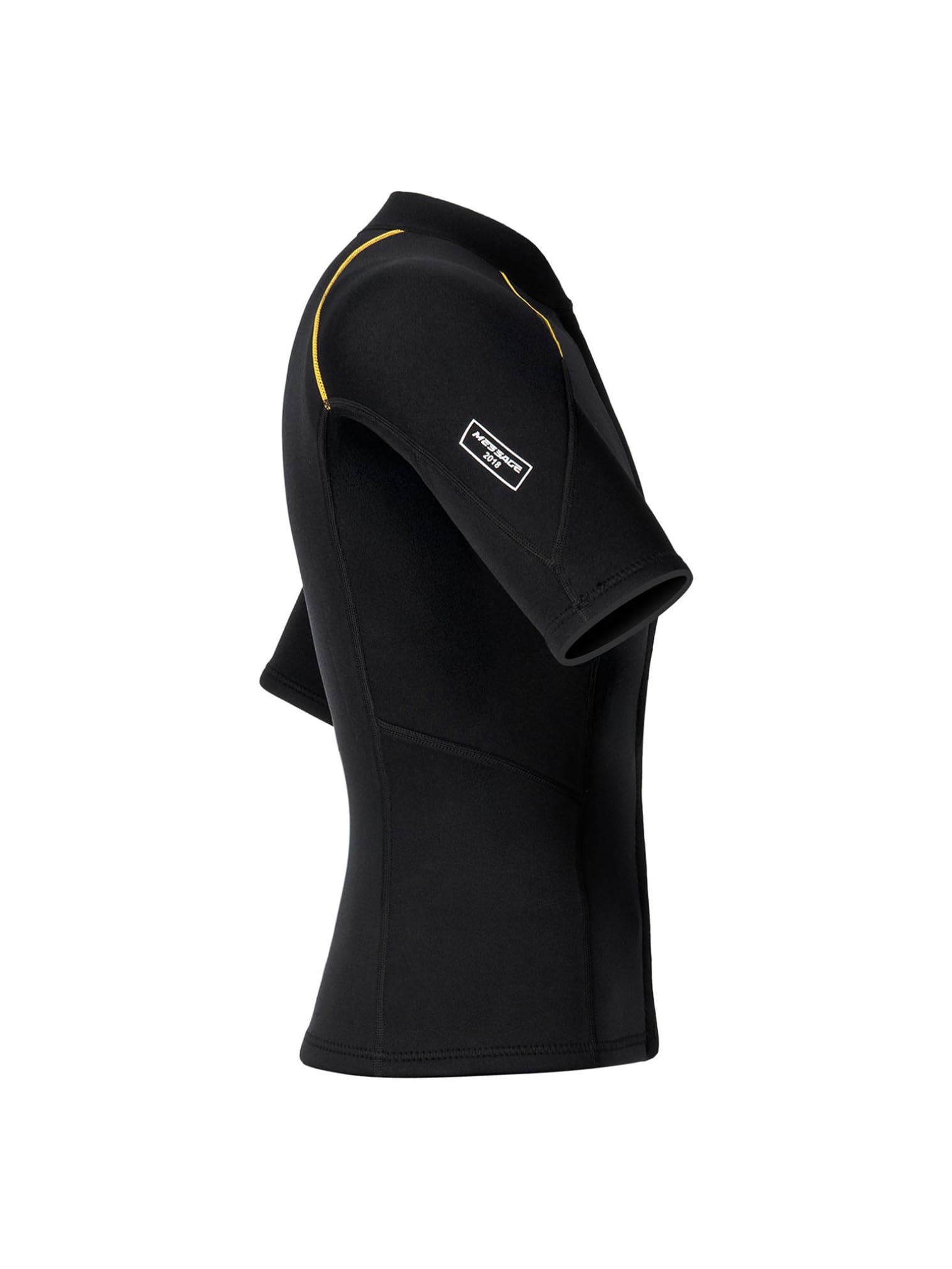 FEESHOW Herren 1.5mm Neoprenanzug Kurzarm Jacke Mit Reißverschluss Männer Tauchjacke Schwimmen Schnorcheln Surfen Oberteil