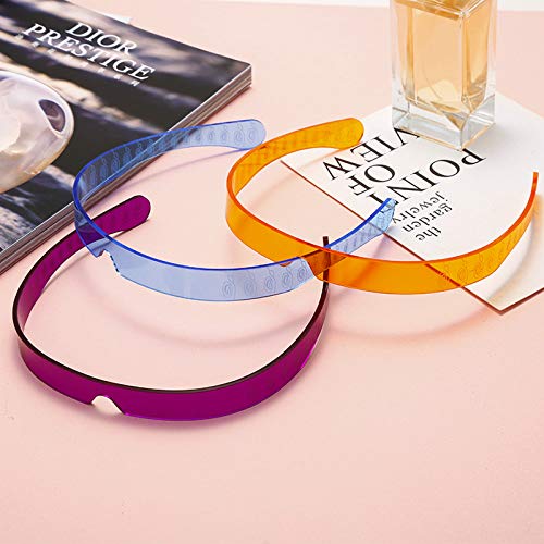 punk Visor Sunglasses Futuristic Shield Sunglasses Mirrored Cyclops Sunglasses for Women and Men Party Halloween Accessories2