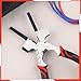 LEONTOOL Professional MIG Welding Pliers with Measurement Holes, 7-in-1 Multi-Function Welding Pliers Welding Hand Tool for Nozzle Tip Removal Installation, Scraping Spatter, Wire Drawing and Cutting