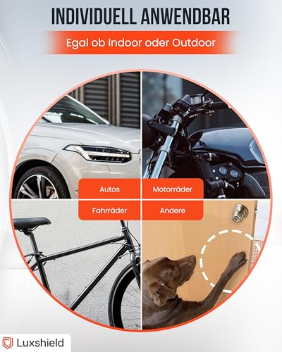 Luxshield Lackschutzfolie 12x100cm für Auto, Motorrad, Bike - Schutzfolie transparent glänzend, selbstklebend, Meterware aus DE