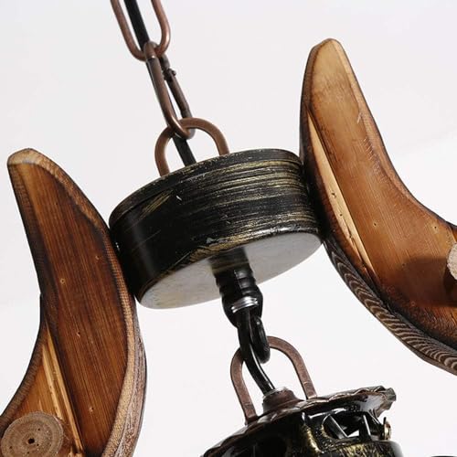 Éclairage de lampe suspendue de restaurant rétro et chaleureux - 4
