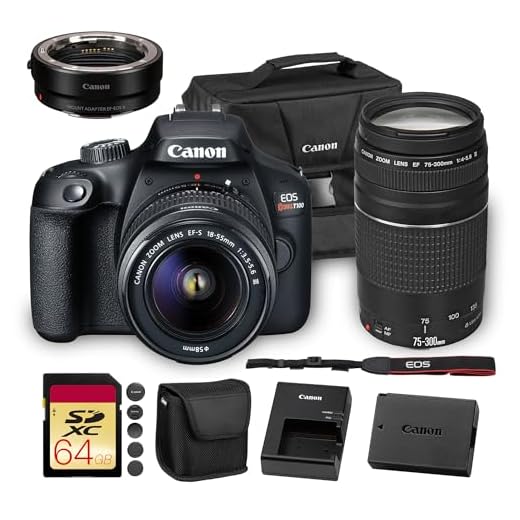 Canon EOS Rebel T100 DSLR Camera Bundle