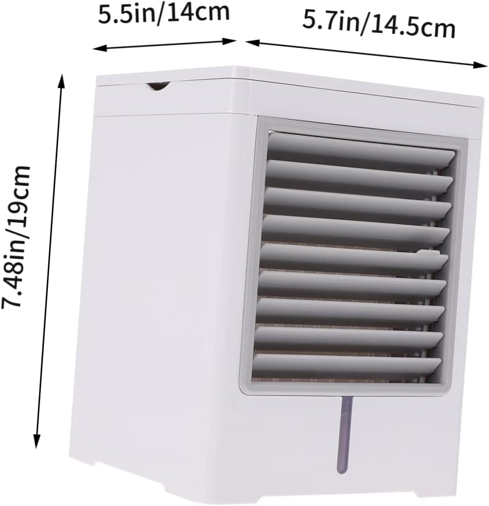 1set Mini Conditioner Fan Usb Desktop Cooler for Home Office Quick Cooling Water Tank Energy Efficient Air Cooler for Personal Use