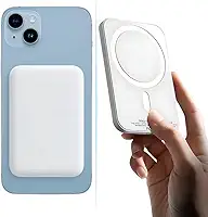 Power Bank Magnético 5000mAh – Carregador Portátil Sem Fio 15W Ultra Rápido, Fino, Leve e Premium, Compatível com MagSafe e indução