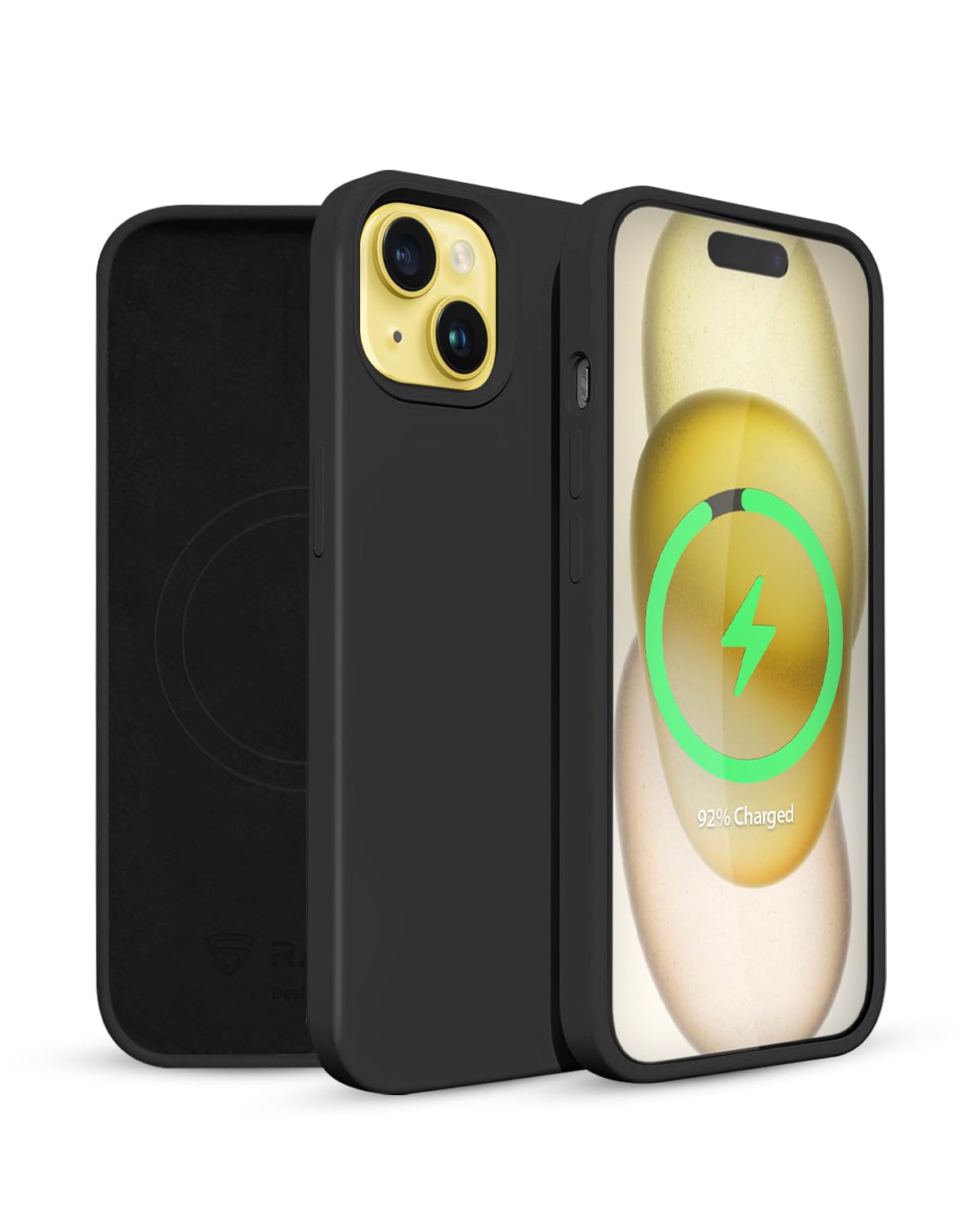 RAEGR Case | Magnetic Case | Supports Magnetic Wireless Charging | Premium Soft Silicone MagFix Case/Cover Designed for 