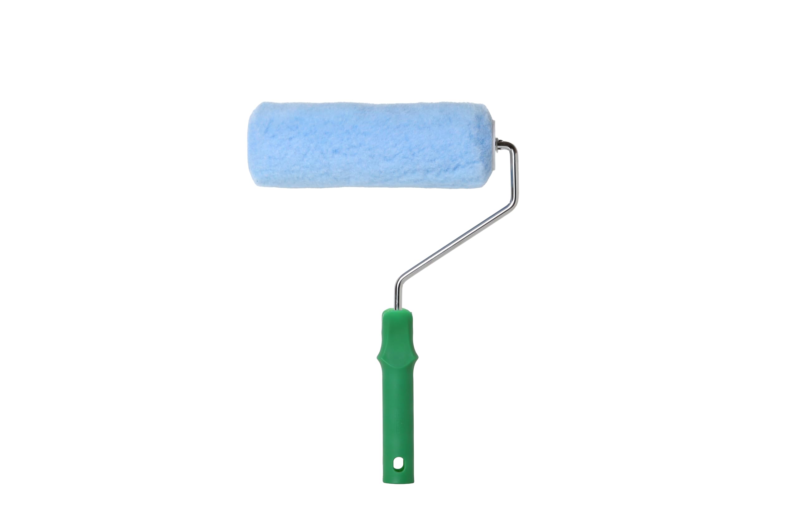 Uken Paint Roller 9" Tp | Long Pile Roller With Frame | Polyester & Knitted Wool | Smooth Finish | Plastic Handle