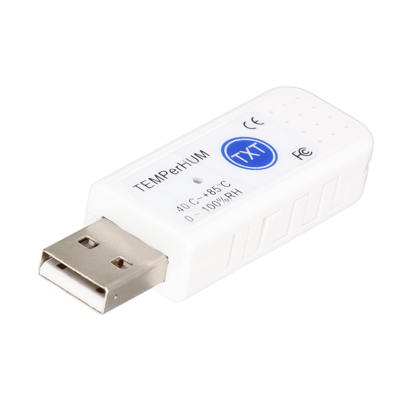 Naroote USB-Computer-Thermo-Hygrometer, Multifunktions-Datenlogger, Alarmlogger Zur Temperatur-Feuchtigkeitsüberwachung in der Lagerhaus-Apotheke
