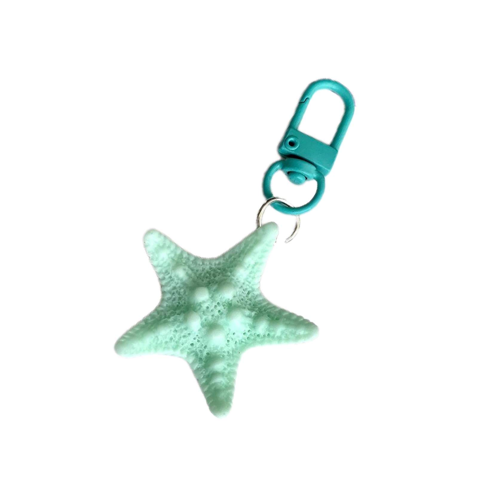 Xinsheinelry Colorful Sea Star Shaped Keychain Starfishes Keyring Bag Charm Detachable Phone Charm Pendant for Fashion Enthusiasts Starfishes Keychain