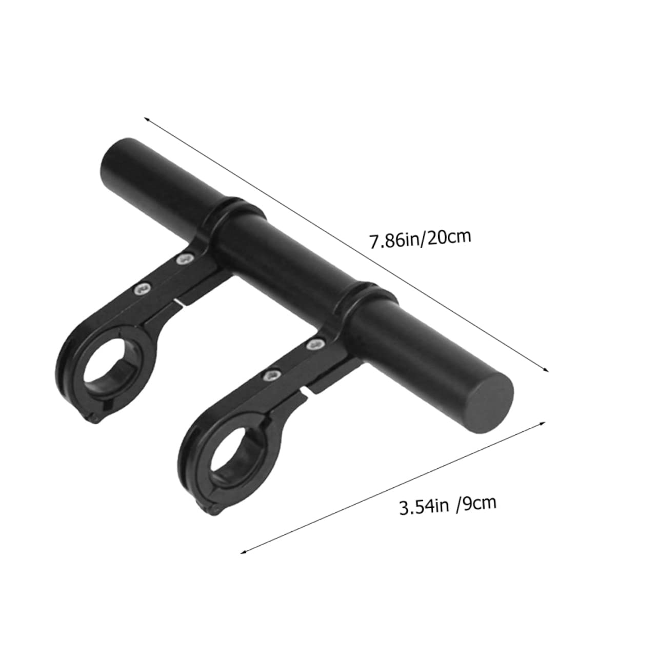 HEMOTON Bike Handlebar Extender Durable Extension Bracket for Lights and Accessories Multi Function Bar for Bicycles Sturdy and Space Saving Design