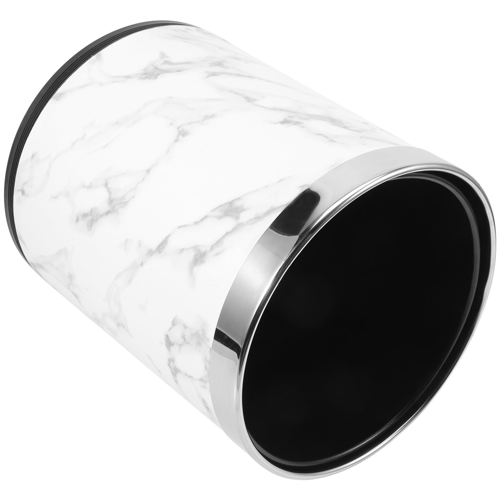 KALLORY Cubo de Basura sin Tapa para Baño y Cocina Diseño Cuadrado y Capacidad Grande, Adecuado para Hogar y Sala, Práctico y Fácil de Limpiar