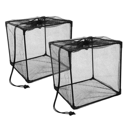 Hemobllo 2 Piezas Filtro de Estanque Bolsa Malla Antipolvo para Bomba Caja Filtro Cúbica Resistente para Circulación de Agua Exteriores Compatible con Equipos Filtración Acuática