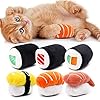 CiyvoLyeen 6 Pack Sushi Cat Toys with Catnip ...