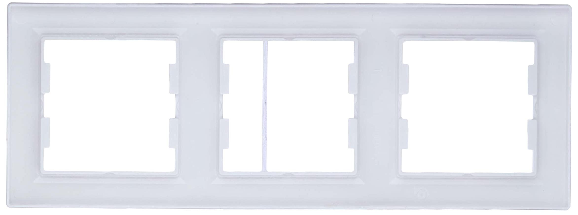 Schneider Electric ASFORA 3-Fach Rahmen Vertikal Weiss EPH5810321D 3606486875872