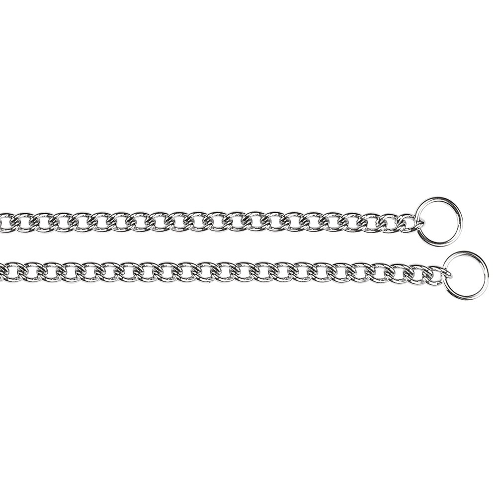 Ferplast Chrome CS Metal Choke-Chain Dog Collar Length - 34cm