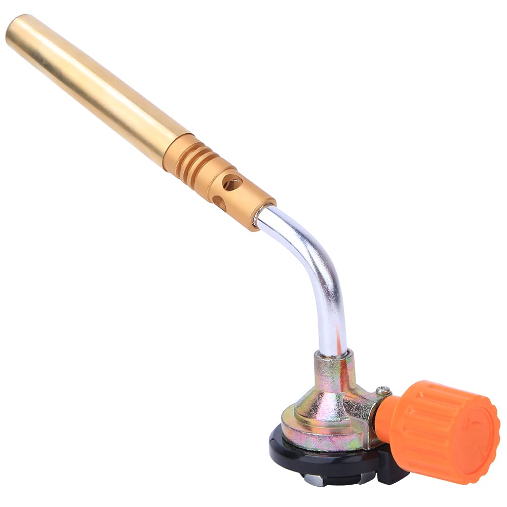 Gas Blow Torch, Gas Blow Welding Gun, Gas Blow Torch Portable Adjustable Manual Ignition Welding Gun for Outdoors Barbecue 1300?