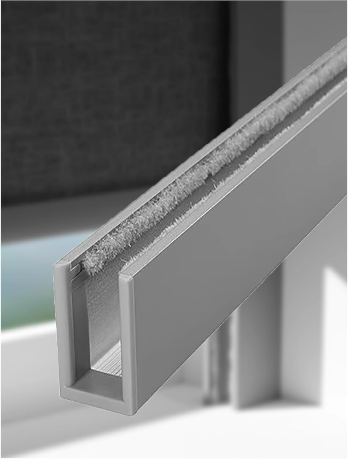 JvFbjLF Non-standard Roller Blind Valance, Pack Of 1, Blackout Curtains For The Bedroom(Grey,40cm/15.7'')