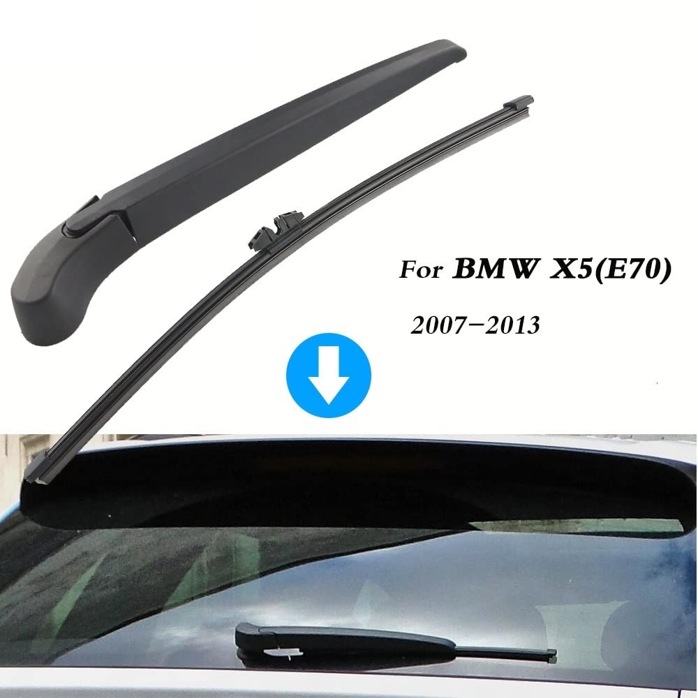 Brazo Limpiaparabrisas Trasero + Escobilla Para BMW X5 E70 (2006 En Adelante) | Repuesto Genérico
