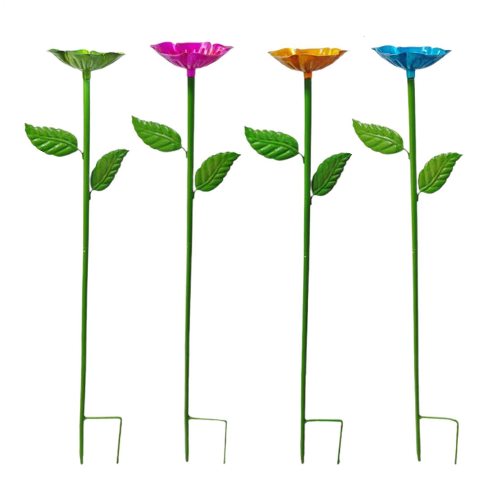Abreuvoir à Abeilles pour Jardin et Terrasse Décoration Florale en Lot de 4
