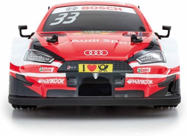 Miniatura 3 de 100 CLASSIC Auto de control remoto, escala 116 RC Sport Racing coche de juguete, compatible con Audi SportRed Bull Audi RS 5 DTM modelo vehículo